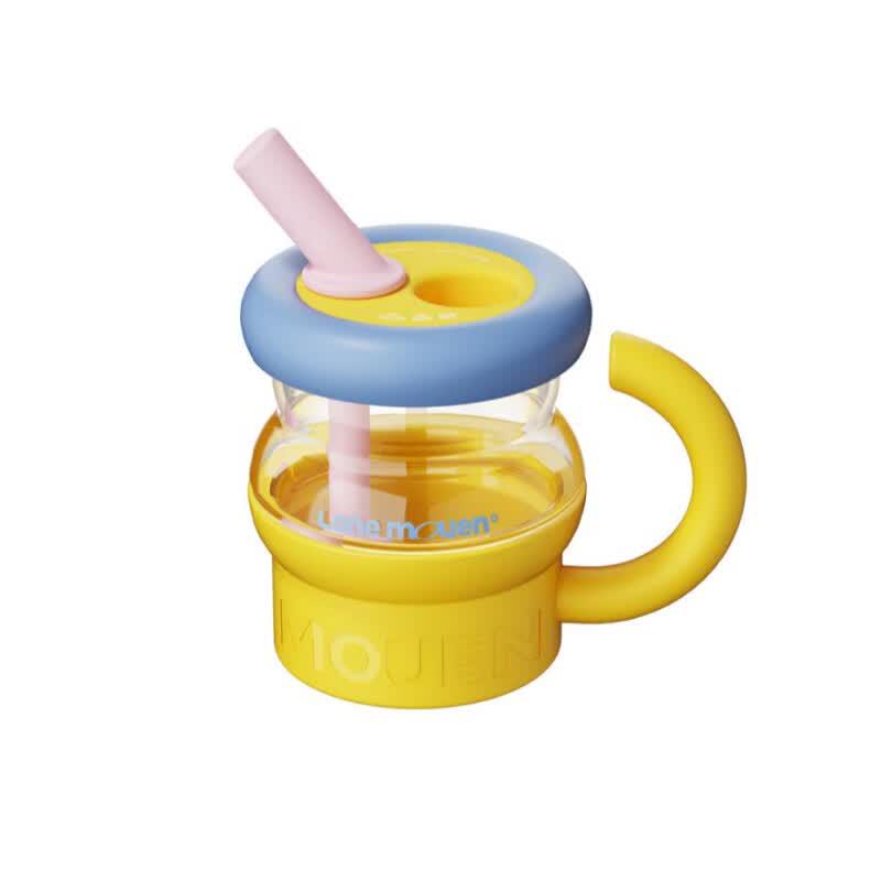 Lameng High Borosilicate Glass Straw Cup