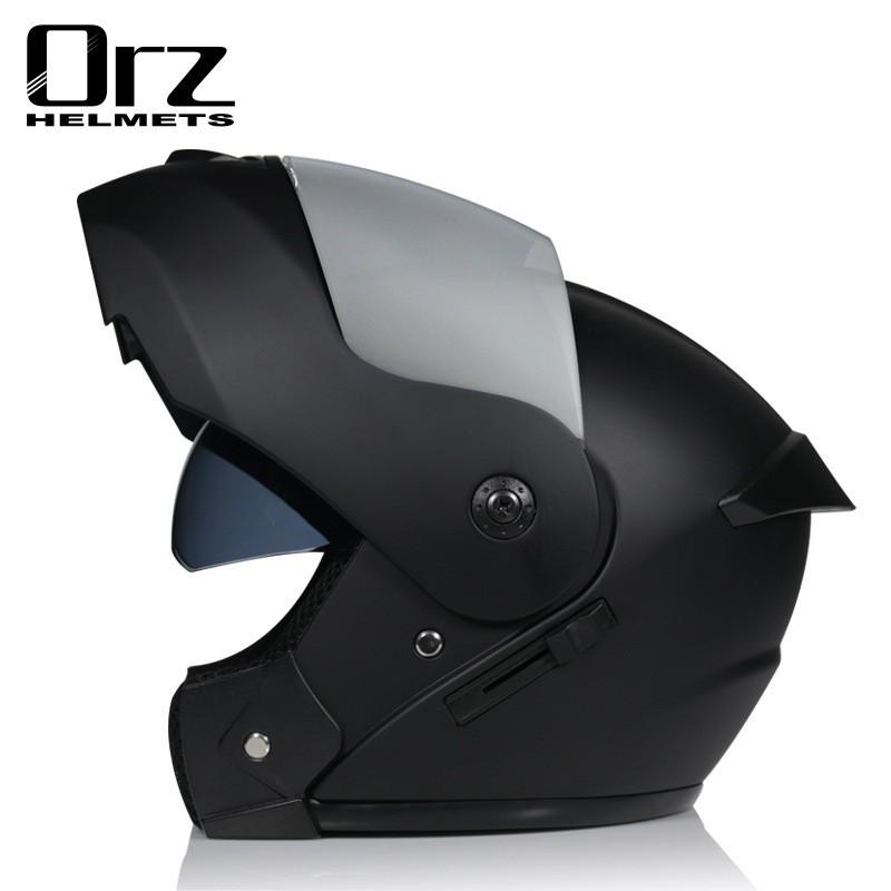 

Electric Vehicle Helmet Double Lens Turn-off Full Racing Unisex Dual-use L