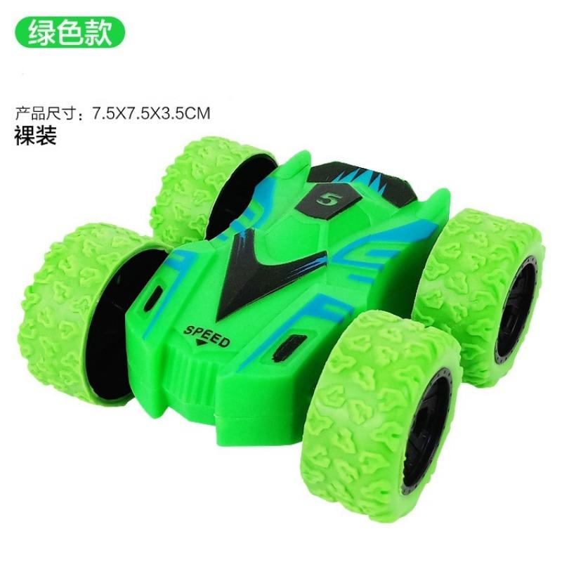 Car Double-sided Dump Truck Children's Fall-resistant Stunt Inertia Toy Car Four-wheel Drive Off-road Vehicle Stunt Car