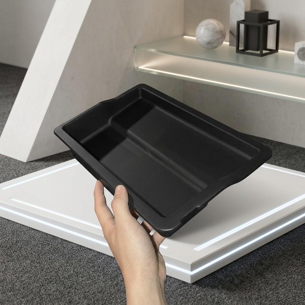 Unter /Vorne /Sitz-Organizer-Tablett Aufbewahrungsbox Für Xpeng G6 EV 2024 2025 2026 Schwarzes TPE-Material Wasserdicht Rutschfest Auto-InnenraumGutes Produkt