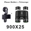 Portable Hd Zoom 5000m/50000m Binoculars Telescope Powerful Folding Long-distance Vision Hunting Outdoor Camping Sports