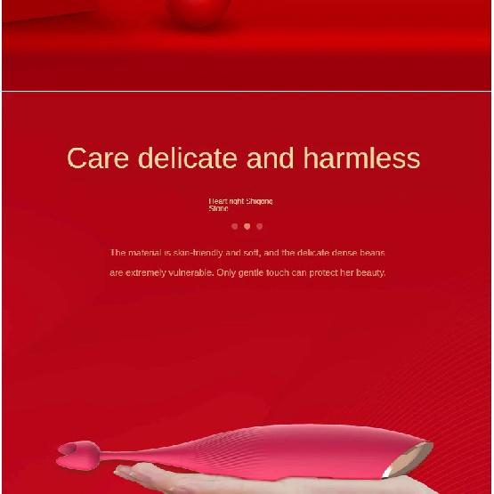 Sex Toy G-Spot Vibrator Massage Clitoris Stimulate Female Masturbation Mute Charging Honey Bean Stick Three-Head Climax