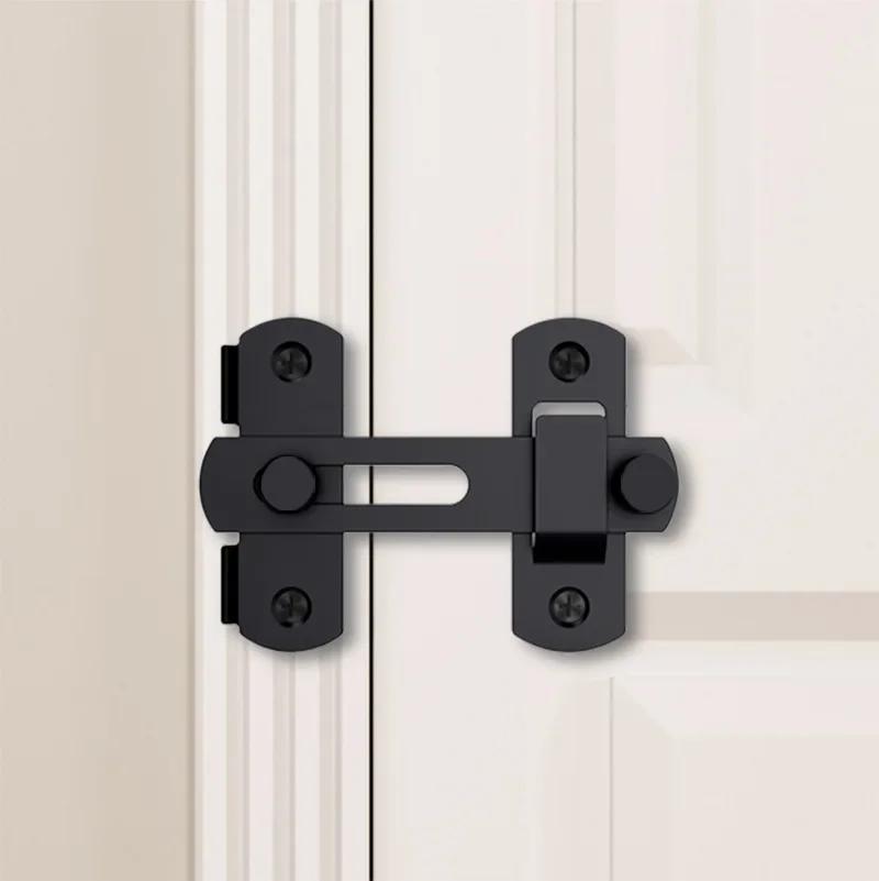 Door Lock Guard Latch Bolt 180 Degree Stainless Steel Latch Sliding Barn Door Lock Security Hardware For Window Cabinet Home
