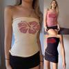 European & American Sexy Hot Sleeveless Knitted Bandeau Top for Women, 2025 Collection.