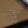Minimalist Invisible Fish Line Choker Shiny Crystal Zircon Pendant Clavicle Necklace for Women Party Jewelry