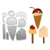 Carbon Steel Cutting Die Metal Ice Cream Die Cuts Handmade Stencil Template Mold for DIY Scrapbooking Paper Card