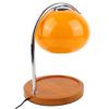 Candle Warmer Lamp Wooden Rack Iron Stand Glass Lampshade Decorative Retro Candle Melting Lamp with