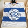 Queens Park Rangers Football Club Flannel Blanket, High Quality Comfortable for All Seasons, Home Decor, Warmth and Comfort