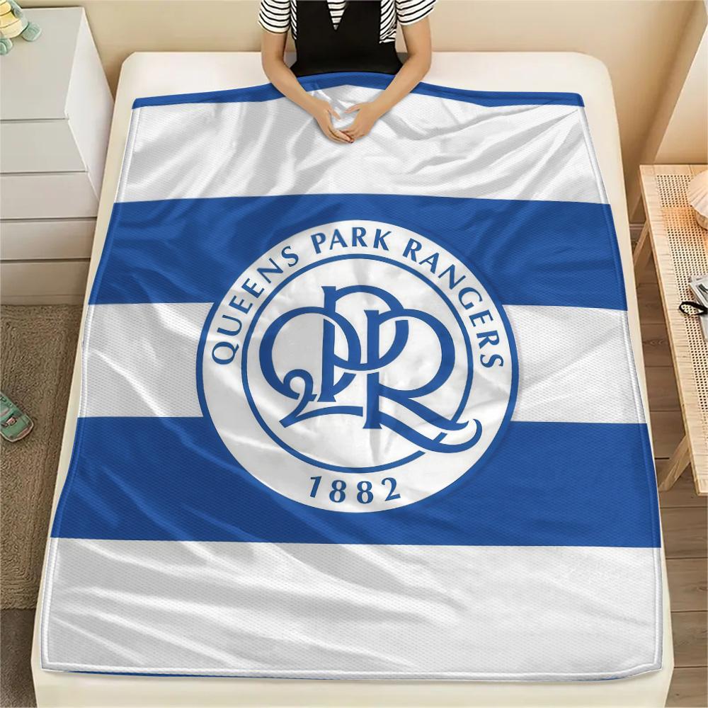 Queens Park Rangers Football Club Flannel Blanket, High Quality Comfortable for All Seasons, Home Decor, Warmth and Comfort