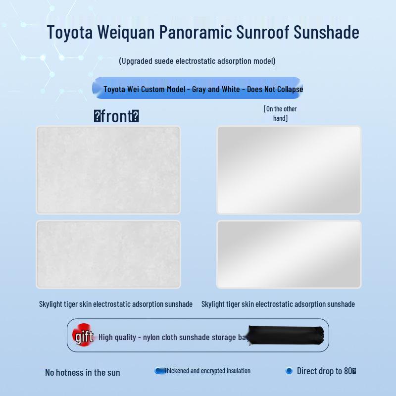 Toyota Venza 2022 Schiebedach Sonnenschutz: Wärmedämmung & Sichtschutz