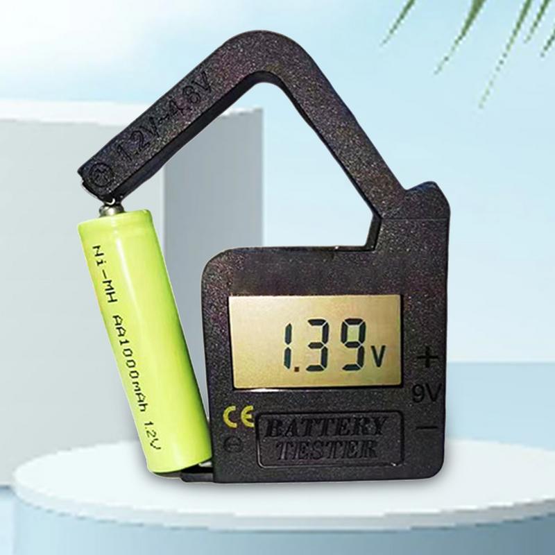 Battery Tester For Household Batteries Portable Battery Tester Digital Requires No Battery Battery Charge Checker Batteries