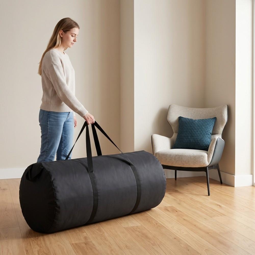 Large Capacity Folding Mattress Storage Bags Heavy Duty Waterproof Quilt Storage Bags Portable Oxford Cloth