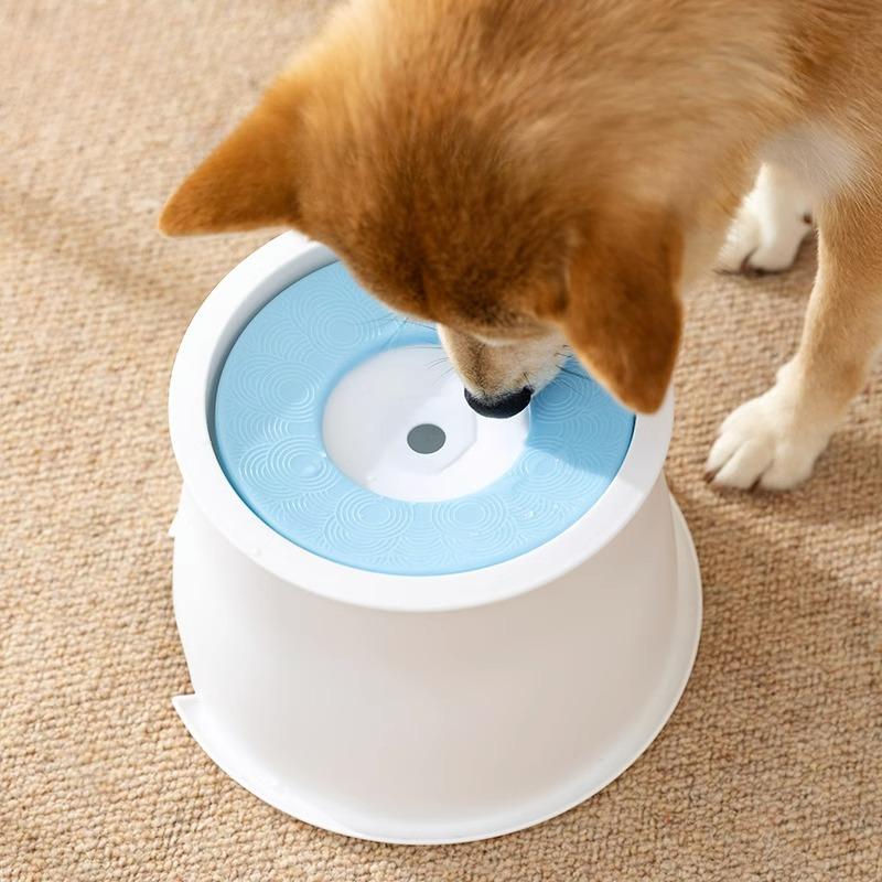 Dog Drinking Water Bowl  Non-wet Mouth Cat Water Bowl  Cat Neck Guard  Dog Buoyancy Water Basin  Pet Anti-knock Floating Drinking Fountain