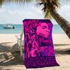 Customizable personalized beach towels Prince Purple Rain themed designs.Suitable for the beach, yoga, sports;ideal as beach accessories
