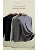 Men's Pure Cotton Thermal Underwear Set: High Neck Top & Bottoms for Cold Protection and Quick Warmth