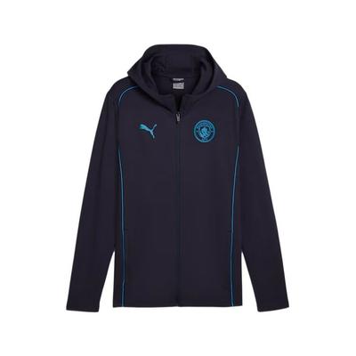 SS24 Manchester City Casuals Hooded Jacket Jackets & Coats Men's Marine Blue 777565-32
