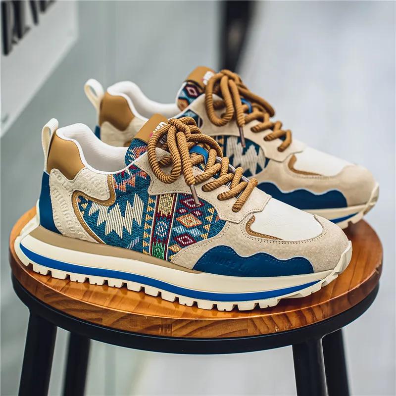 Casual Sneaker Loafers Men's Sneakers Fabric Sports and Leisure Soft and Comfortable Ventilate Non-Slip Shoes for Men Fashion