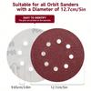 30 PCS 12.7cm/5in Sanding Discs 60 80 220 320 Grit, Round Hook and Loop Sandpaper for Random Orbital Sander