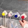 No Drill Hooks Storage hook Strong Adhesive Flower Shaped Stick On Hooks Towel Rack For Home Kitchen Bathroom