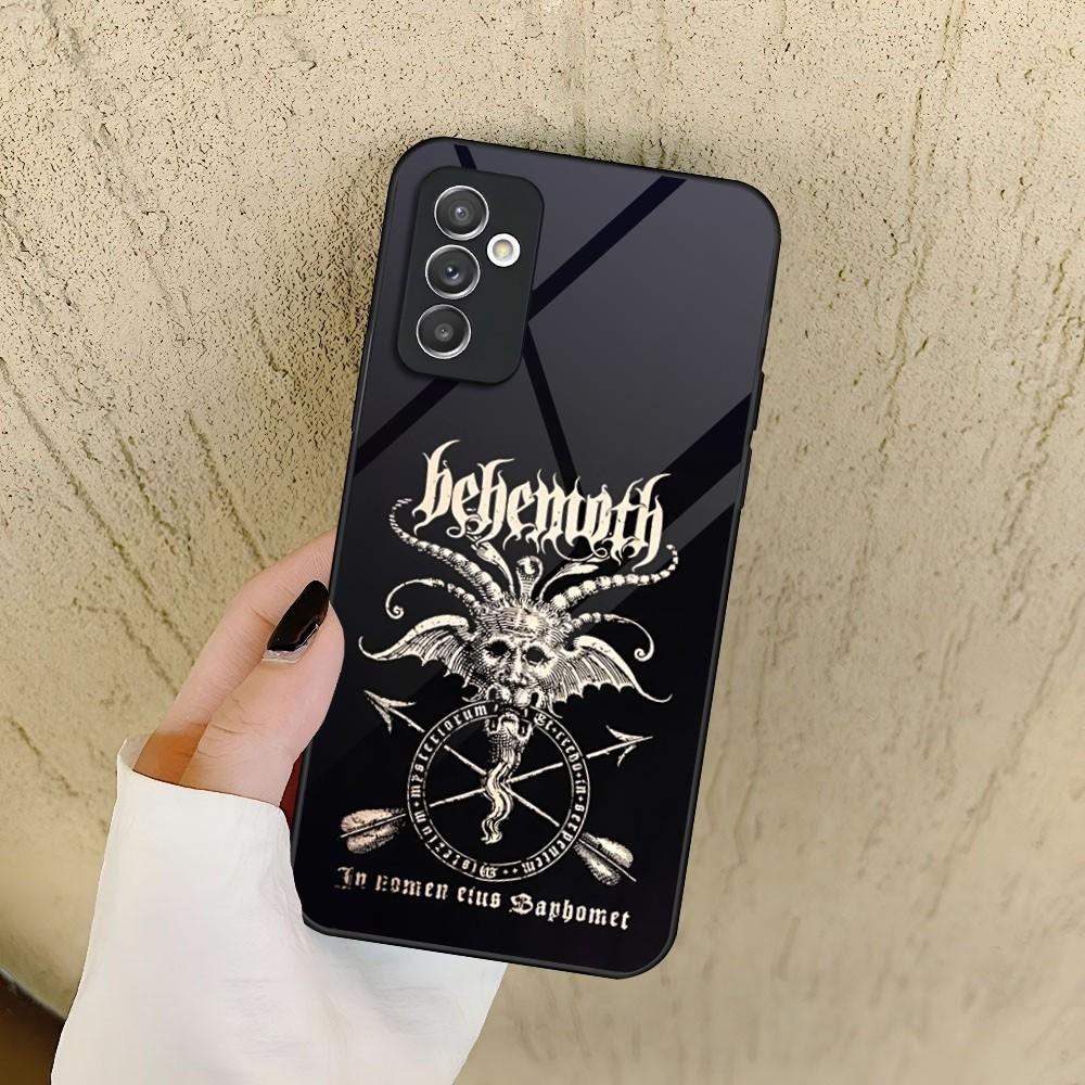Furor Divinus Behemoth Phone Case for Samsung Galaxy S24 S23 S22 S21 S20 A24 A34 A54 A53 Note20 M54 Fe Ultra Plus Glass Samsung m54