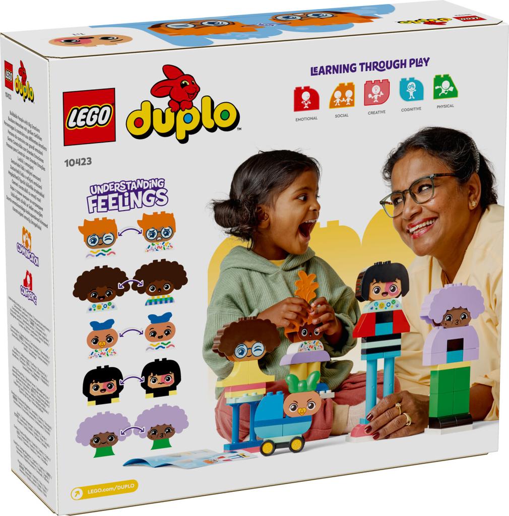 LEGO конструктор Duplo – Строим людей с большими чувствами (10423)