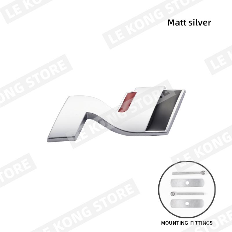 CMMR4 N Performance Abzeichen Emblem Fronthaube Kühlergrill Aufkleber Decal Für Hyundai Sonata Elantra Veloster I20 I30 I10 I40 Metall Auto Styling