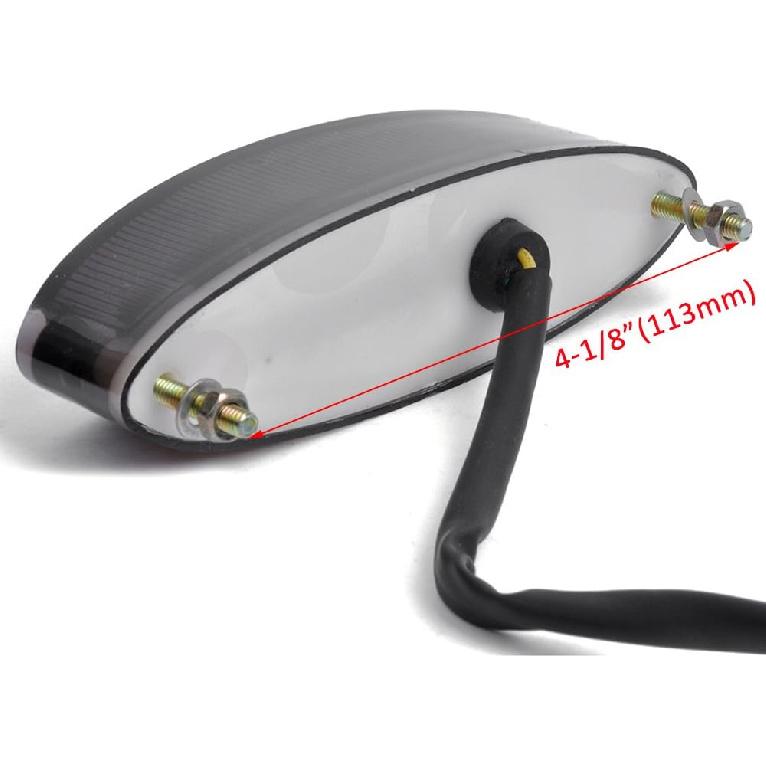 Universal 28 LEDs Motorcycle ATV Tail Light Brake Stop Lights Compatible with Suzuki Harley Davidson Honda Kawasaki DR DRZ 650 400