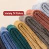 5 Pairs Solid Colors Women 100% Cotton Socks High Quality Autumn Winter Rib Top Paddy Daily Basic Colorful Soft Socks Lady 4.8 181 Reviews 364 Orders