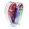 Kit di Saldatura LED RGB a Forma di Cuore per Appassionati del Fai-da-te, Set Elettronico Educativo per Studenti e Regalo Creativo