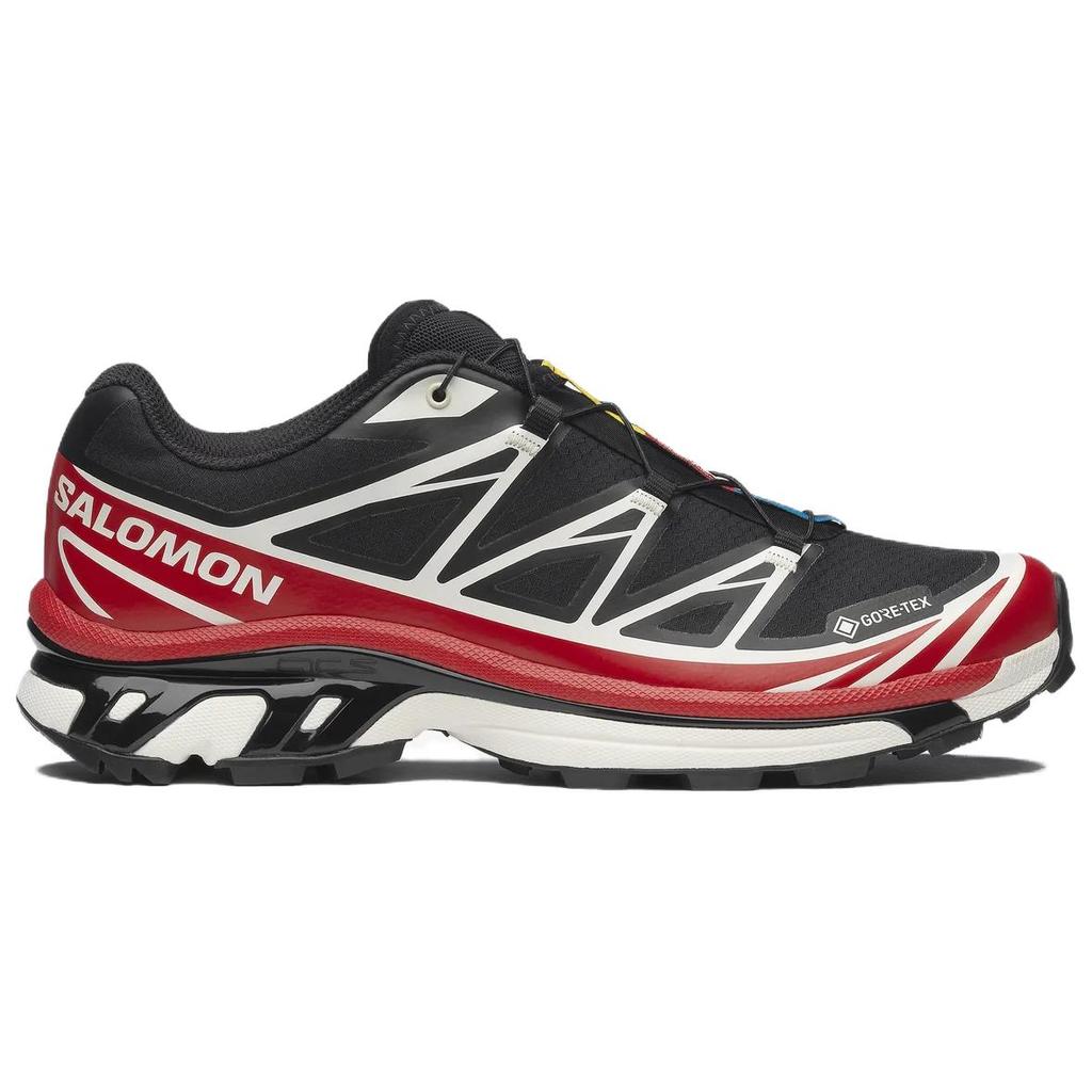SALOMON Xt-6 Gtx Comfortable Durable Low-Top Running Shoes Unisex Running Shoes Black Red 479749
