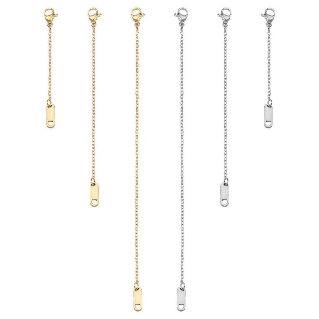 Gold-Plated Lobster Clasp O-Chain Extension for DIY Ancient-Style Jewelry