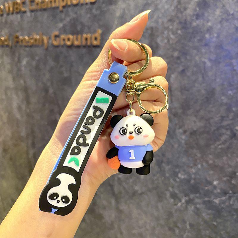 Cartoon Panda Keychain Pendant Panda Key Ring Key Chain Small Gifts Car Bag Pendant