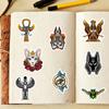 Egypt Mythology Gods Totem Stickers DIY Toys Gift Waterproof Decal for Scrapbook Journal Laptop Phone Luggage Bottles Decorative