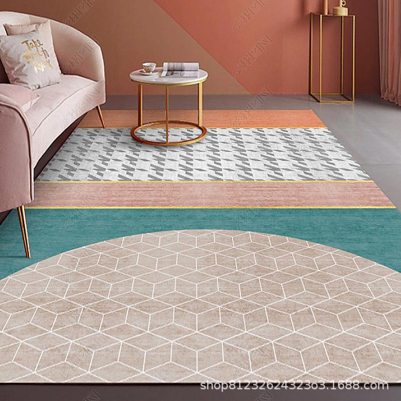 Nordic Style Large Area Rug for Living Room or Bedroom