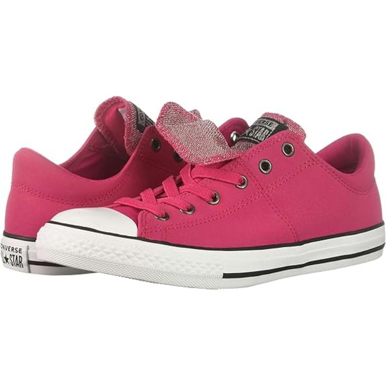 Converse Chuck Taylor All Star Maddie Comfortable Versatile Low Top Kids Sneakers Kids Sneakers Pink White 662303C