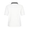 Martin Golf Knit Collar Crop Short Sleeve T-Shirt_Off-White