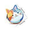 Portable Patchwork Pencil Case Cat Large Capacity Pen Bag Stationery Pouch School Supplies