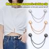 Magnetische Kledingclips Multifunctionele Kledingzoomclips Magnetische Clips met Ketting voor Dames Broeken Jeans Shirts Truien