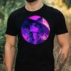 T-Shirt Herren Hexe Vaporwave Motiv Baumwolle Größe XS bis 5XL