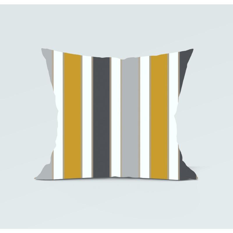Gray Geometric Pillowcase Home Sofa Pillowcase