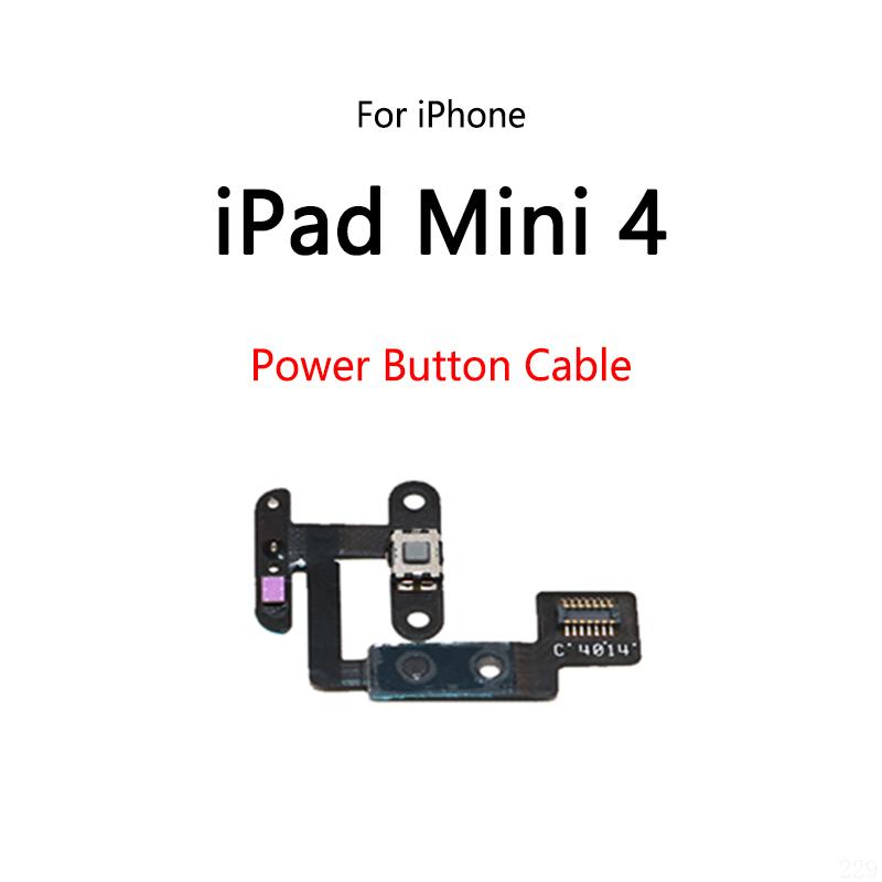 Power Button Switch Volume Mute Button On / Off Flex Cable For iPad Mini 4 A1538 A1550 Power Button Cable