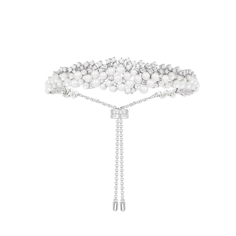 APM Monaco LES PERLES series thickened pearl adjustable bracelet for women AB4462XPL