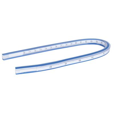 Flexible Curve Ruler Plastic Metric Scale Soft Measuring Tool for Drawing and Sewing