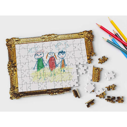 Pikkii Jigsaw Puzzle (Framed Drawing)