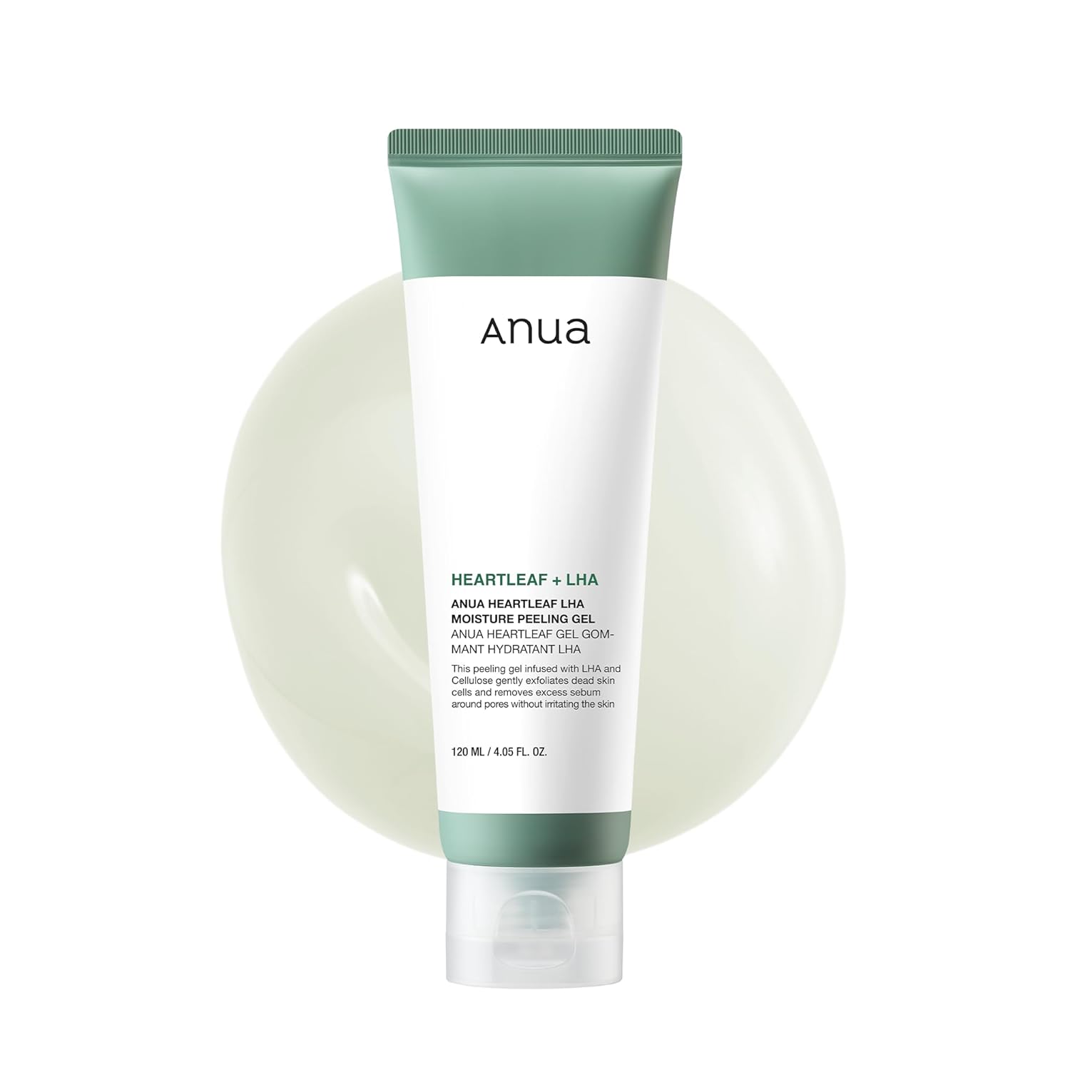 ANUA Heartleaf LHA Moisture Peeling Gel 120ml Gommage Pore Blackhead Care Exfoliation Sensitive Skin Dry Combination Skincare Facial Cleanser Korean