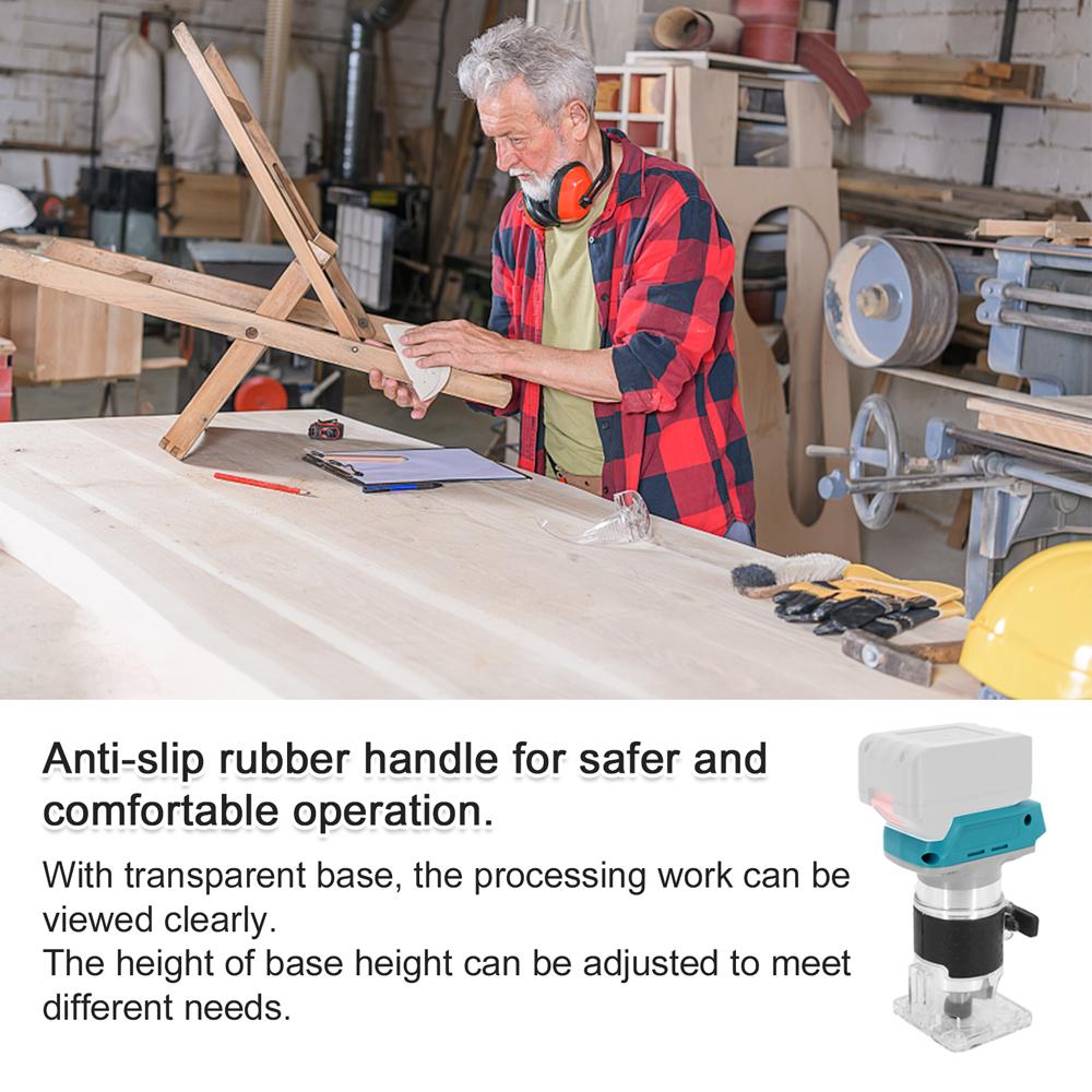 Speed Adjustable Multifunctional Woodworking Electric Trimming Machine Electromechanical Wood