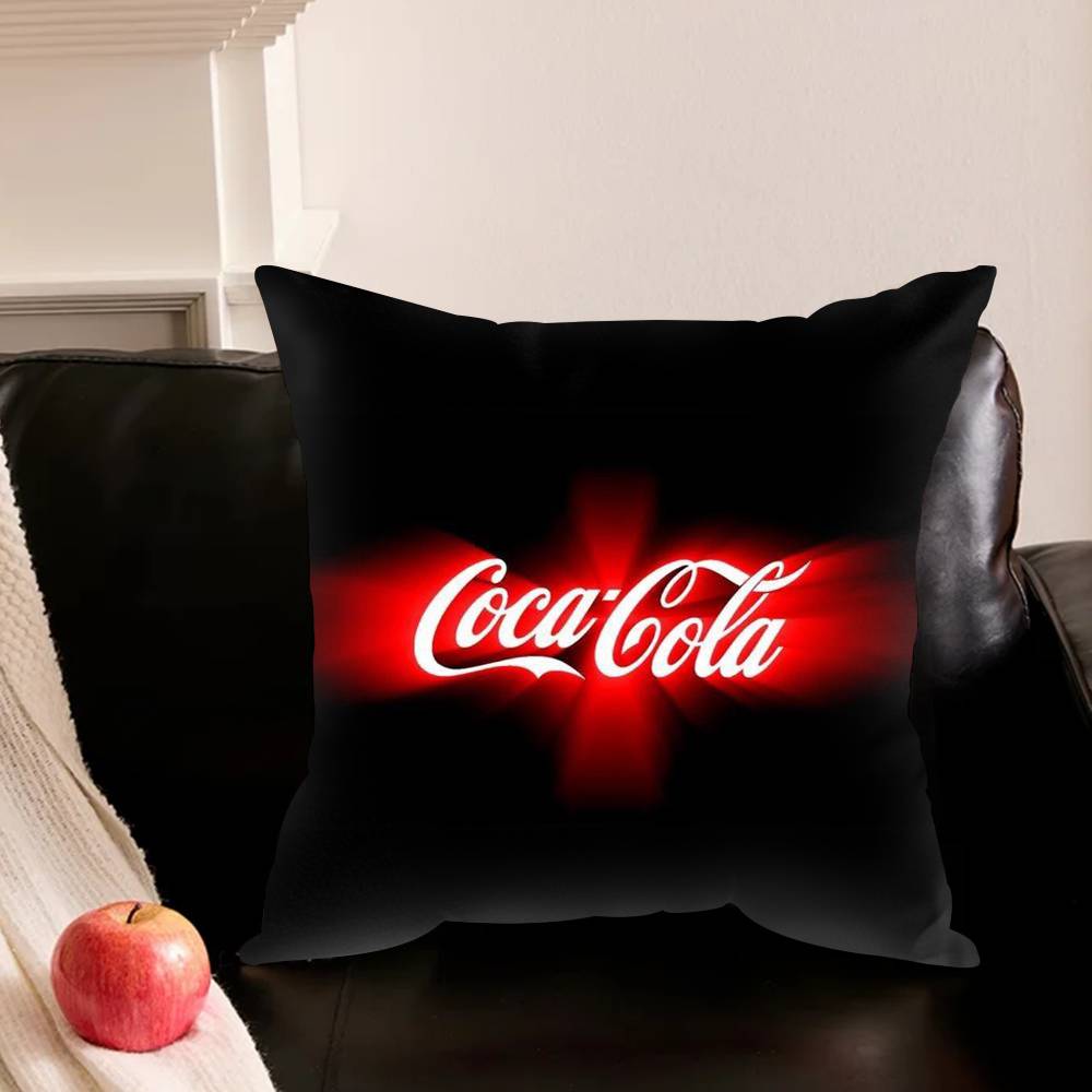 C-Coca C-Cola V-Vintage L-Logo Various Sizes Square Pillowcase For Car Home Bedchamber Decor