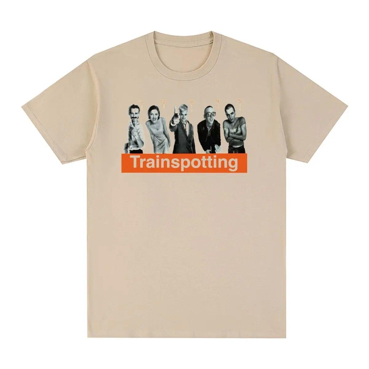 

Винтажная футболка Trainspotting, классическая коллекция, популярная британская хлопковая футболка унисекс, новая футболка, женские топы XL