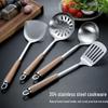 Churong 304 Stainless Steel Kitchen Utensils with Beechwood Handle