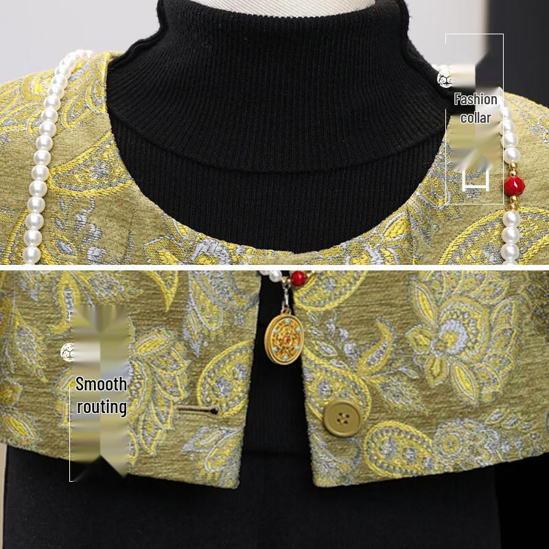Women's Embroidered Tang Style Retro Jacket